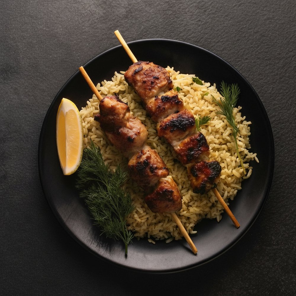 Grilled Chicken Shish Kebab