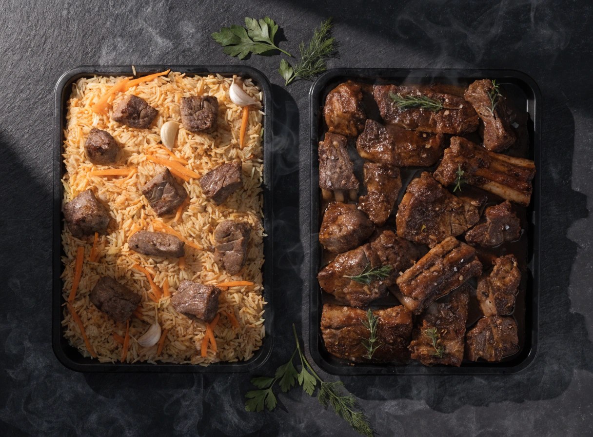 Bulk Hot Meat Entrées