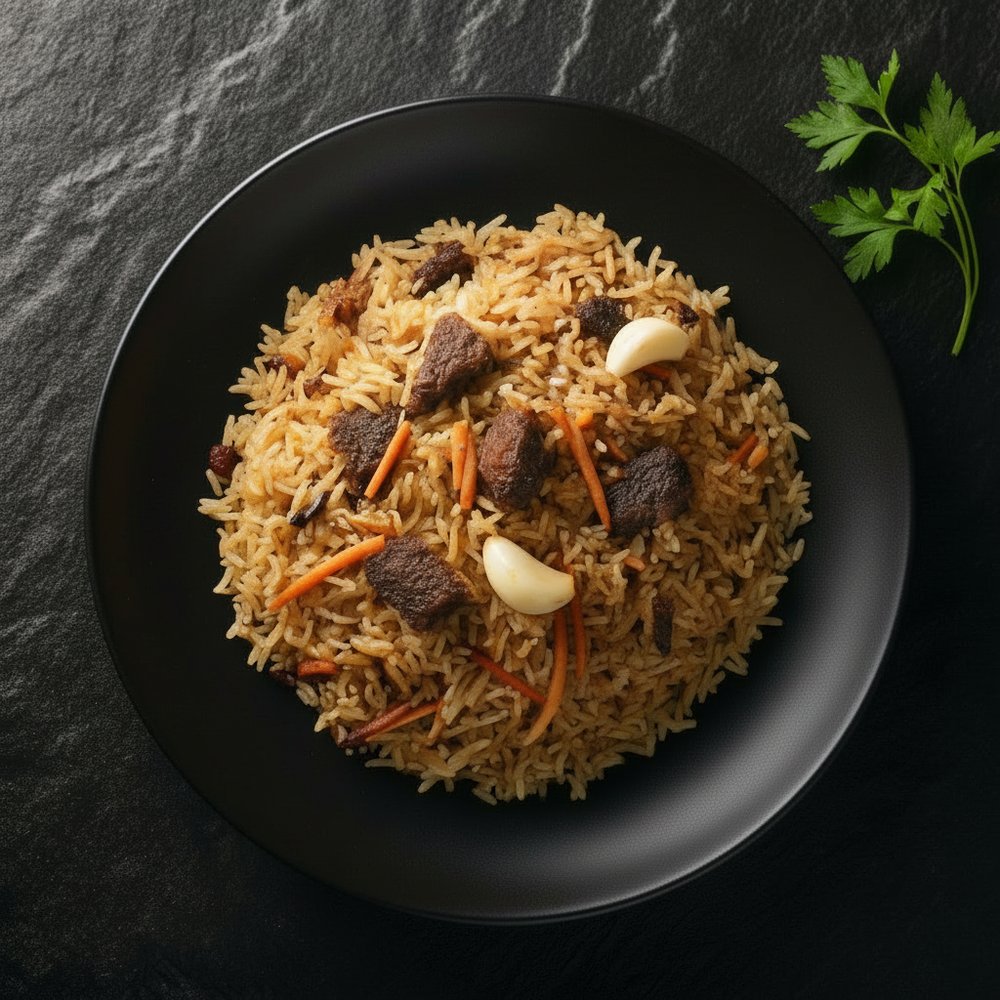 Uzbek Beef Pilaf