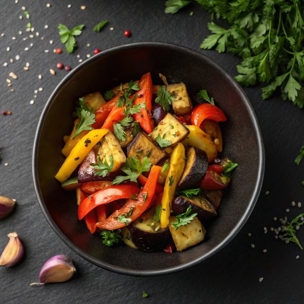 Eggplant & Veg